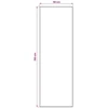 Kilimėlis LESAKA Ruda 50 x 150 cm Deimantinė aksominė medžiaga