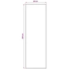 Kilimėlis LESAKA Ruda 80 x 250 cm Deimantinė aksominė medžiaga