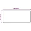Kilimėlis MARSA Antracitas 50 x 100 cm Poliesteris ir PVC