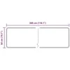 Kilimėlis MARSA Antracitas 50 x 300 cm Poliesteris ir PVC