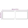 Kilimėlis MARSA Antracitas 50 x 450 cm Poliesteris ir PVC
