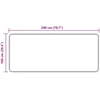 Kilimėlis MARSA Antracito 100 x 200 cm Poliesteris ir PVC