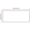 Kilimėlis MARSA Antracito 50 x 100 cm Poliesteris ir PVC