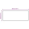 Kilimėlis MARSA Antracito 80 x 200 cm Poliesteris ir PVC
