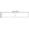 Kilimėlis MARSA Įvairiaspalvis 50 x 250 cm Poliesteris ir PVC