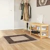 Kilimėlis MARSA Juodas 100 x 100 cm Poliesteris ir PVC