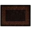 Kilimėlis MARSA Juodas 100 x 150 cm Poliesteris ir PVC