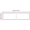 Kilimėlis MARSA Bežinė ir juoda 50 x 450 cm Poliesteris ir PVC