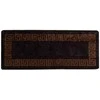 Kilimėlis MARSA Juodas 80 x 200 cm Poliesteris ir PVC