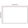 Kilimėlis MARSA Pilka 100 x 150 cm Poliesteris ir PVC