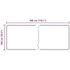 Kilimėlis MARSA Pilka 100 x 300 cm Poliesteris ir PVC