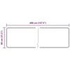 Kilimėlis MARSA Pilka 80 x 400 cm Poliesteris ir PVC