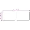 Kilimėlis MARSA Smėlio 100 x 250 cm Poliesteris ir PVC