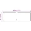 Kilimėlis MARSA Smėlio 80 x 400 cm Poliesteris ir PVC