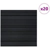 Kilimų plytelė Juostelėta šviesiai pilka 50 x 50 cm 20 pcs