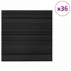 Kilimų plytelė Juostelėta šviesiai pilka 50 x 50 cm 36 pcs