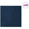 Kilimų plytelė Mėlyna 50 x 50 cm 36 pcs PP ir Bitumas