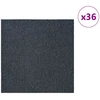 Kilimų plytelė Mėlyna Pilka 50 x 50 cm 36 pcs PP ir Bitumas