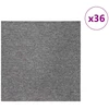 Kilimų plytelė Ruda 50 x 50 cm 36 pcs PP ir Bitumas