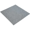 Kilimų plytelė Šviesiai pilka 50 x 50 cm 20 pcs PP ir Bitumas