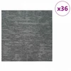 Kilimų plytelė Uolų pilka 50 x 50 cm 36 pcs PP ir Bitumas