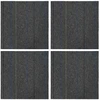 Kilimų plytelė Vidutinė pilka su juostelėmis 50 x 50 cm 4 pcs