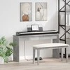 Klaviatūros stovas Betono pilka 120 x 32 x 64 cm