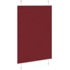 Klostuotos žaliuzės, bordo spalvos, 100x100 cm, audinys, plotis 99,4 cm, poliesteris