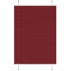 Klostuotos žaliuzės, bordo spalvos, 100x100 cm, audinys, plotis 99,4 cm, poliesteris