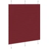 Klostuotos žaliuzės, bordo spalvos, 115x100 cm, audinys, plotis 114,4 cm, poliesteris
