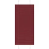 Klostuotos žaliuzės, bordo spalvos, 65x150 cm, audinys, plotis 64,4 cm, poliesteris