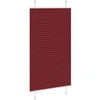 Klostuotos žaliuzės, bordo spalvos, 70x100 cm, audinys, plotis 69,4 cm, poliesteris