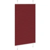 Klostuotos žaliuzės, bordo spalvos, 75x100 cm, audinys, plotis 74,4 cm, poliesteris