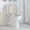 Klozeto sėdynė su soft-close mechanizmu, abrikoso, ovali
