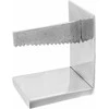 Knygų atramos 2 pcs Sidabro 11 x 14 x 17,5 cm Aliuminis