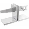 Knygų atramos 2 pcs Sidabro 11 x 14 x 17,5 cm Aliuminis