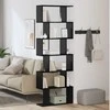 Knygų spinta Juodas ąžuolas 70 x 24 x 193,5 cm Apdirbta mediena