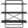 Knygų lentyna 3 aukštų 100 x 35 x 105 cm PB Juodojo ąžuolo