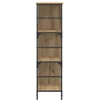 Knygų lentyna 4 aukštų 78,5 x 33 x 117,5 cm metalinis PB