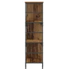 Knygų lentyna 4 aukštų 78,5 x 33 x 117,5 cm metalinis PB