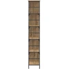 Knygų lentyna 8 aukštų 78,5 x 33 x 188,5 cm metalinis PB