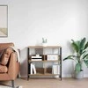 Knygų lentyna 4 lygių 82 x 32 x 79 cm Apdirbta mediena