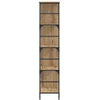 Knygų lentyna Artisano ąžuolo 78,5 x 33 x 153 cm metalinis PB