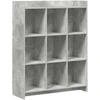 Knygų lentyna Betono pilka 87,5 x 30 x 111 cm Apdirbta mediena