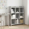 Knygų lentyna Betono pilka 87,5 x 30 x 111 cm Apdirbta mediena
