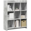 Knygų lentyna Betono pilka 87,5 x 30 x 111 cm Apdirbta mediena