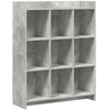 Knygų lentyna Betono pilka 87,5 x 30 x 111 cm Apdirbta mediena