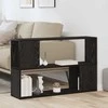TV staliukas TV spintelių komplektas 100 x 24 x 63 cm Juoda Apdirbta mediena