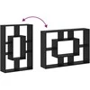 Knygų spinta Juodas ąžuolas 63 x 20 x 90 cm Apdirbta mediena