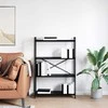 Knygų lentyna Juodas ąžuolas 80 x 30 x 120 cm Apdirbta mediena
